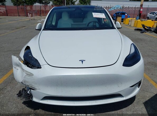7SAYGAEE2RF111773 2024 TESLA MODEL Y White Вид спереду