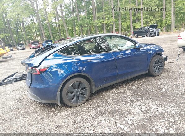7SAYGAEE2RF183282 2024 TESLA MODEL Y Синий Задняя правая четверть
