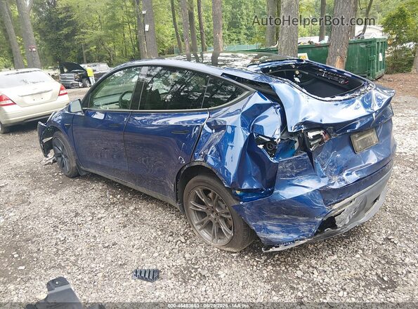7SAYGAEE2RF183282 2024 TESLA MODEL Y Синий Задняя левая четверть