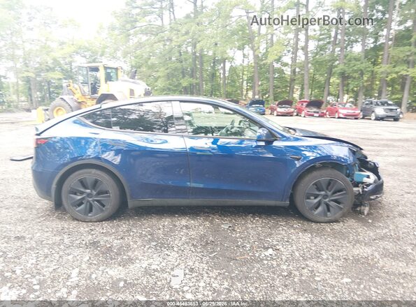 7SAYGAEE2RF183282 2024 TESLA MODEL Y Синий Вид задней части салона