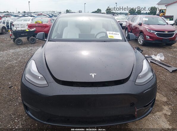 7SAYGAEE2SF288796 2025 TESLA MODEL Y Black წინა პანელის ხედი