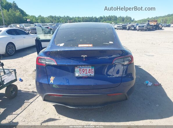 7SAYGAEE4NF314416 2022 TESLA MODEL Y Blue 