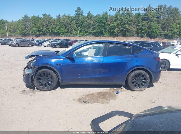 7SAYGAEE4NF314416 2022 TESLA MODEL Y Blue Vista interior de 360 grados