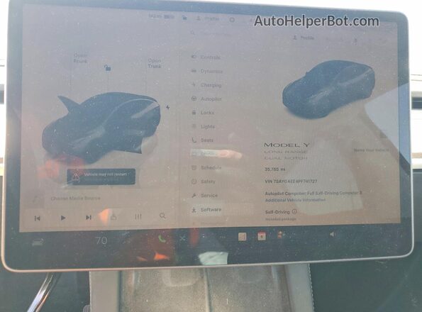 7SAYGAEE4PF741727 2023 TESLA MODEL Серый 