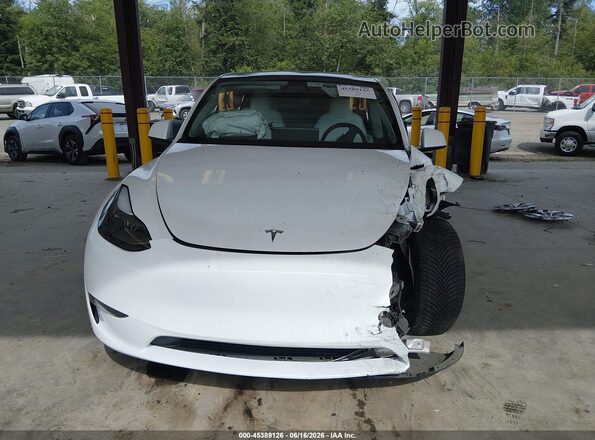7SAYGAEE4PF827006 2023 TESLA MODEL Y White Вид панелі приладів