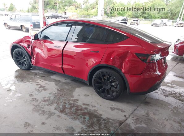 7SAYGAEE5PF586685 2023 TESLA MODEL Y Red Rear left