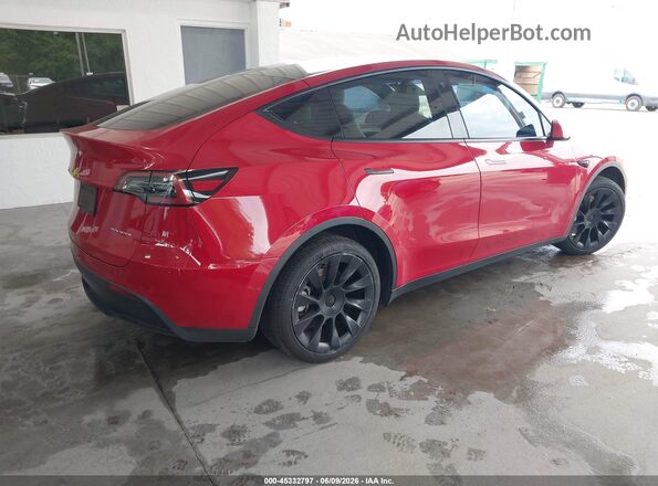7SAYGAEE5PF586685 2023 TESLA MODEL Y Red Rear right