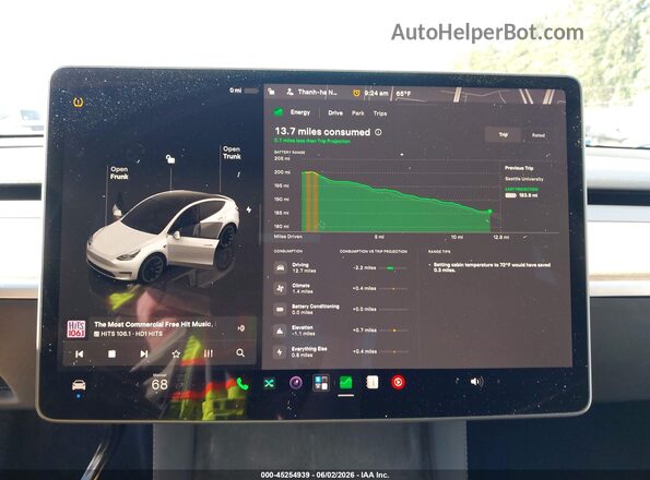 7SAYGAEE5PF806780 2023 TESLA MODEL Y White 