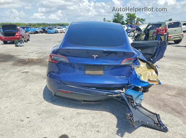 7SAYGAEE6NF336708 2022 TESLA MODEL Blue 