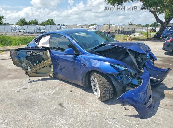 7SAYGAEE6NF336708 2022 TESLA MODEL Blue 