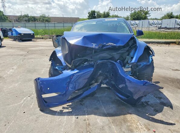 7SAYGAEE6NF336708 2022 TESLA MODEL Blue 