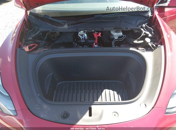 7SAYGAEE6PF941752 2023 TESLA MODEL Y Красный Вид сзади