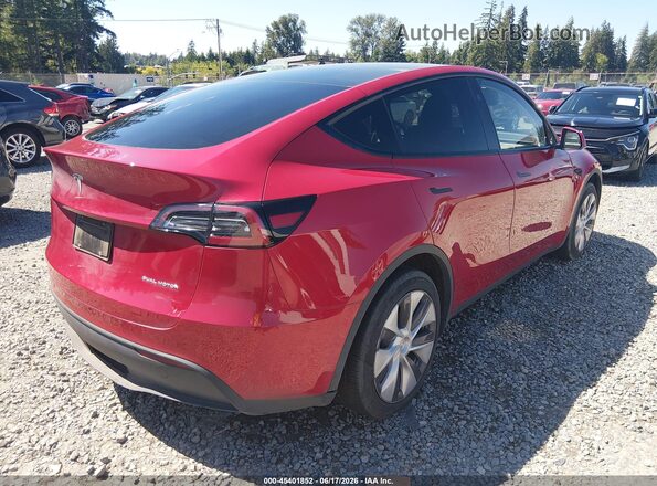 7SAYGAEE6PF941752 2023 TESLA MODEL Y Красный Задняя правая четверть