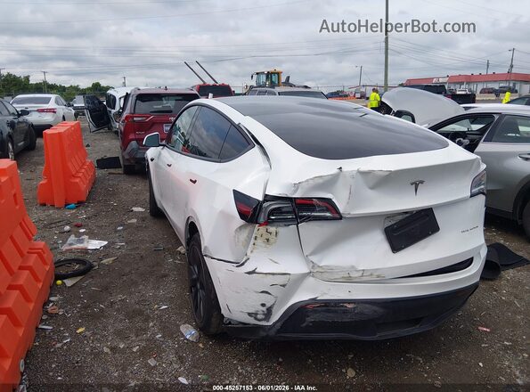 7SAYGAEE6RF157042 2024 TESLA MODEL Y Белый Задняя левая четверть