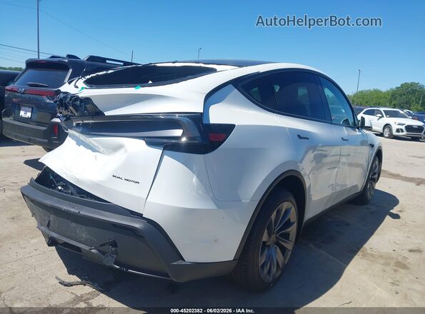 7SAYGAEE6TF604122 2026 TESLA MODEL Y Белый Задняя правая четверть