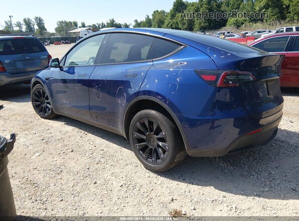 7SAYGAEE7RF063560 2024 TESLA MODEL Y Blue Հետևի ձախ