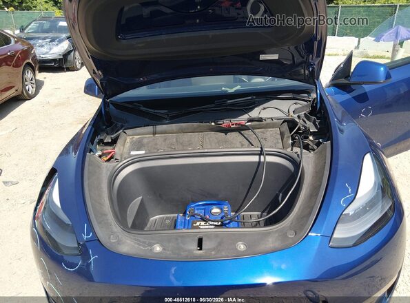7SAYGAEE7RF063560 2024 TESLA MODEL Y Blue Հետևի տեսք