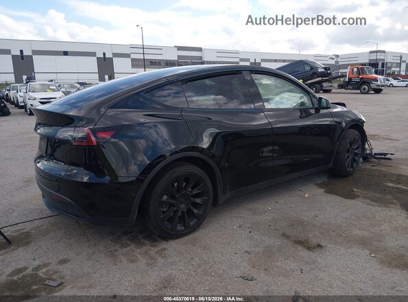 7SAYGAEE8NF365837 2022 TESLA MODEL Y Black Tył prawy