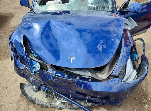 7SAYGAEE8RF009667 2024 TESLA MODEL Blue Widok komory silnika