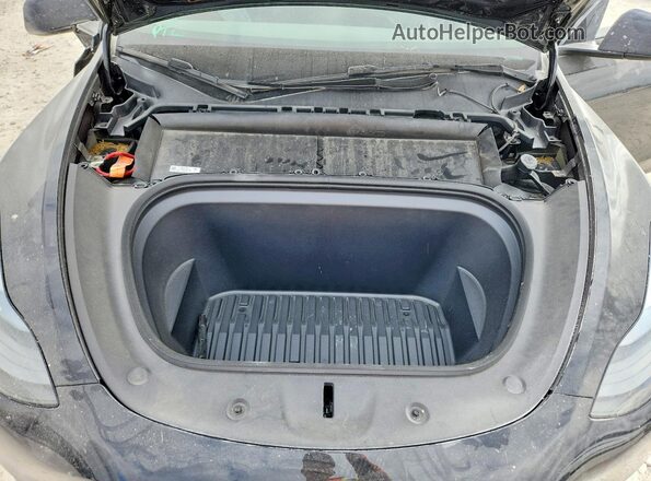 7SAYGAEE8RF116654 2024 TESLA MODEL Черный Вид задней части салона