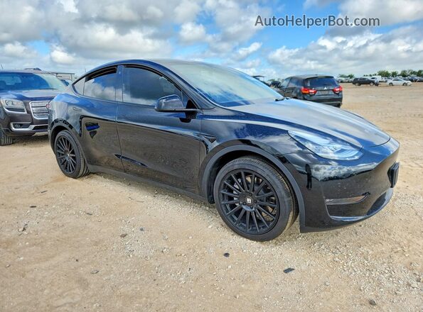 7SAYGAEE9NF337349 2022 TESLA MODEL Черный Передняя правая четверть