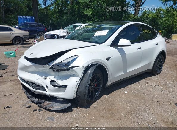 7SAYGAEE9NF427892 2022 TESLA MODEL Y Белый Передняя левая четверть