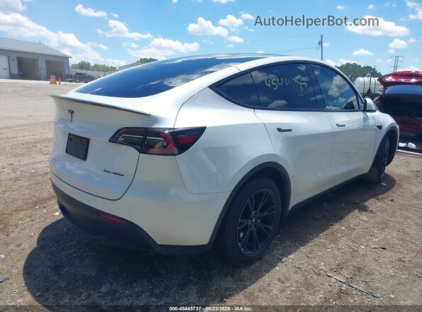 7SAYGAEE9NF427892 2022 TESLA MODEL Y Белый Задняя правая четверть