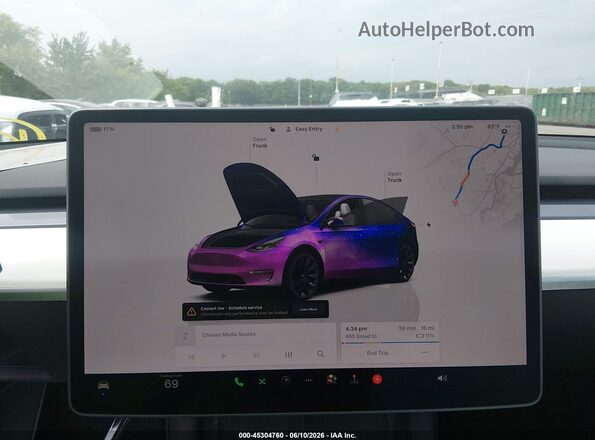 7SAYGAEE9PF645026 2023 TESLA MODEL Y Blue 