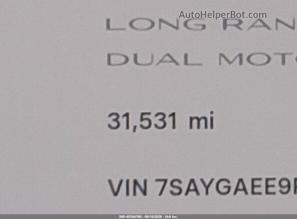 7SAYGAEE9PF645026 2023 TESLA MODEL Y Blue 