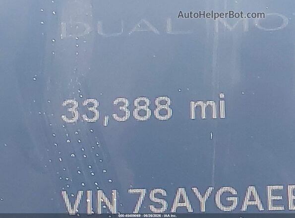 7SAYGAEE9SF221936 2025 TESLA MODEL Y Серый Вид задней части салона
