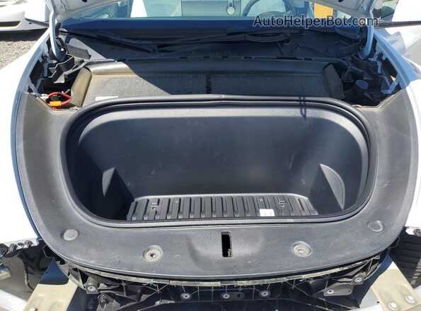7SAYGAEEXPF688788 2023 TESLA MODEL White Rear interior view