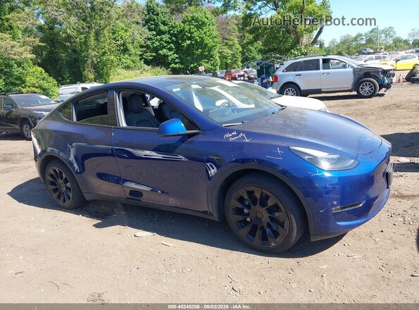 7SAYGAEEXPF769063 2023 TESLA MODEL Y Blue ხელსაწყოთა პანელის ხედი