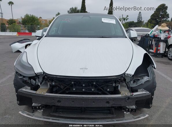 7SAYGAEEXPF942015 2023 TESLA MODEL Y White Вид задньої частини салону