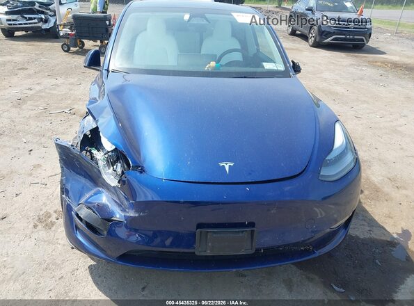 7SAYGAEEXRF206209 2024 TESLA MODEL Y Blue წინა ხედი