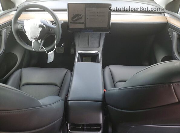 7SAYGAEEXSF249440 2025 TESLA MODEL Белый Вид панели приборов