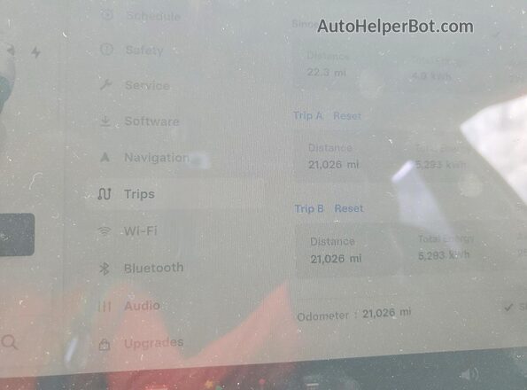 7SAYGAEEXSF249440 2025 TESLA MODEL Белый Вид щитка приборов