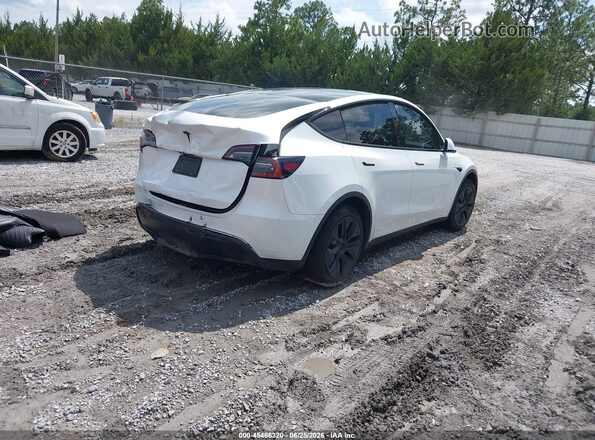 7SAYGDED0RA328180 2024 TESLA MODEL Y Белый Задняя правая четверть