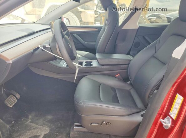 7SAYGDED0RF133442 2024 TESLA MODEL Red Vista interior delantera