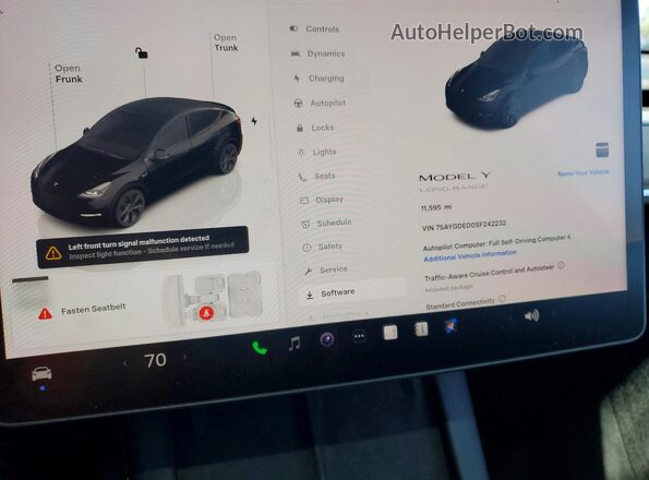 7SAYGDED0SF242232 2025 TESLA MODEL Black 