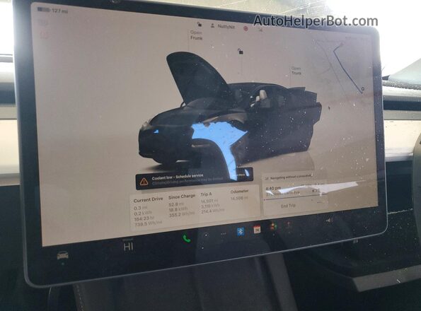 7SAYGDED0SF320234 2025 TESLA MODEL Черный Вид щитка приборов