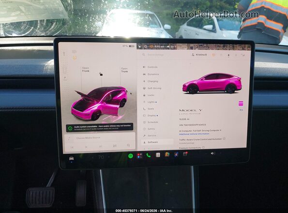 7SAYGDED0TF434123 2026 TESLA MODEL Y Gray 