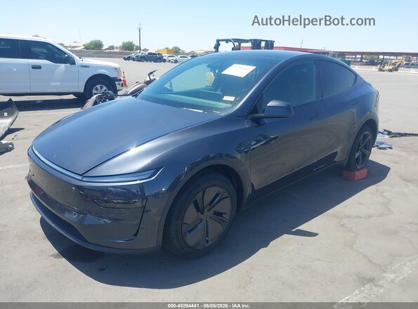 7SAYGDED0TF638288 2026 TESLA MODEL Y Gray Передня ліва чверть