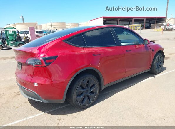 7SAYGDED1RF131005 2024 TESLA MODEL Y Красный Задняя правая четверть