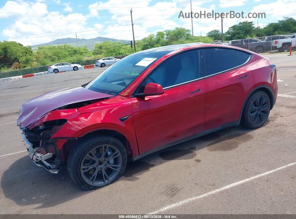 7SAYGDED1RF131005 2024 TESLA MODEL Y Красный Передняя левая четверть