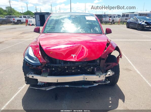 7SAYGDED1RF131005 2024 TESLA MODEL Y Красный Вид спереди