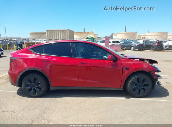7SAYGDED1RF131005 2024 TESLA MODEL Y Красный Вид задней части салона