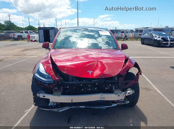 7SAYGDED1RF131005 2024 TESLA MODEL Y Красный Вид щитка приборов