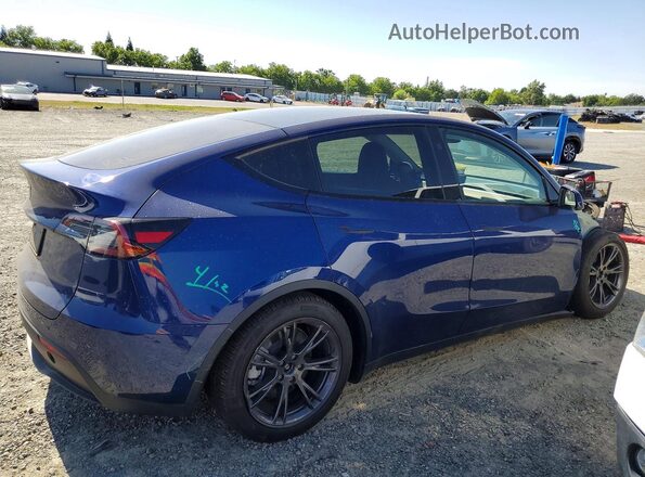 7SAYGDED1SF273957 2025 TESLA MODEL Blue უკანა მარჯვენა