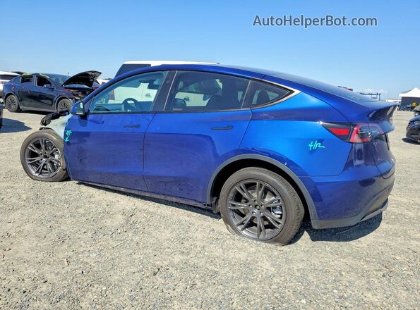 7SAYGDED1SF273957 2025 TESLA MODEL Blue უკანა მარცხენა