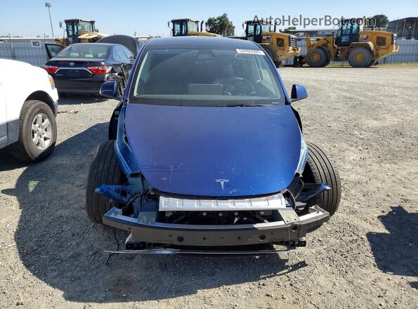 7SAYGDED1SF273957 2025 TESLA MODEL Blue წინა ხედი
